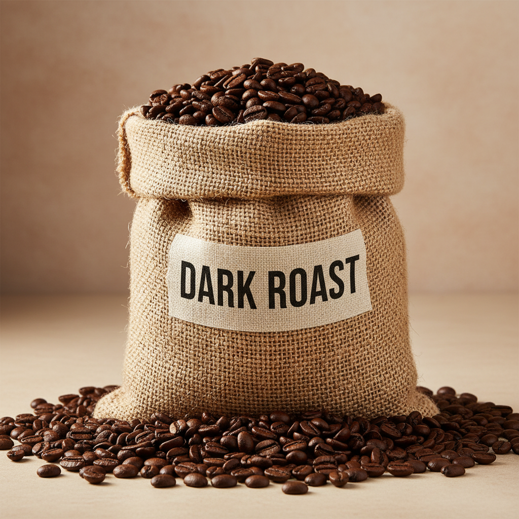 Dark Roast 5 lb - Burlap Sack Product Shot