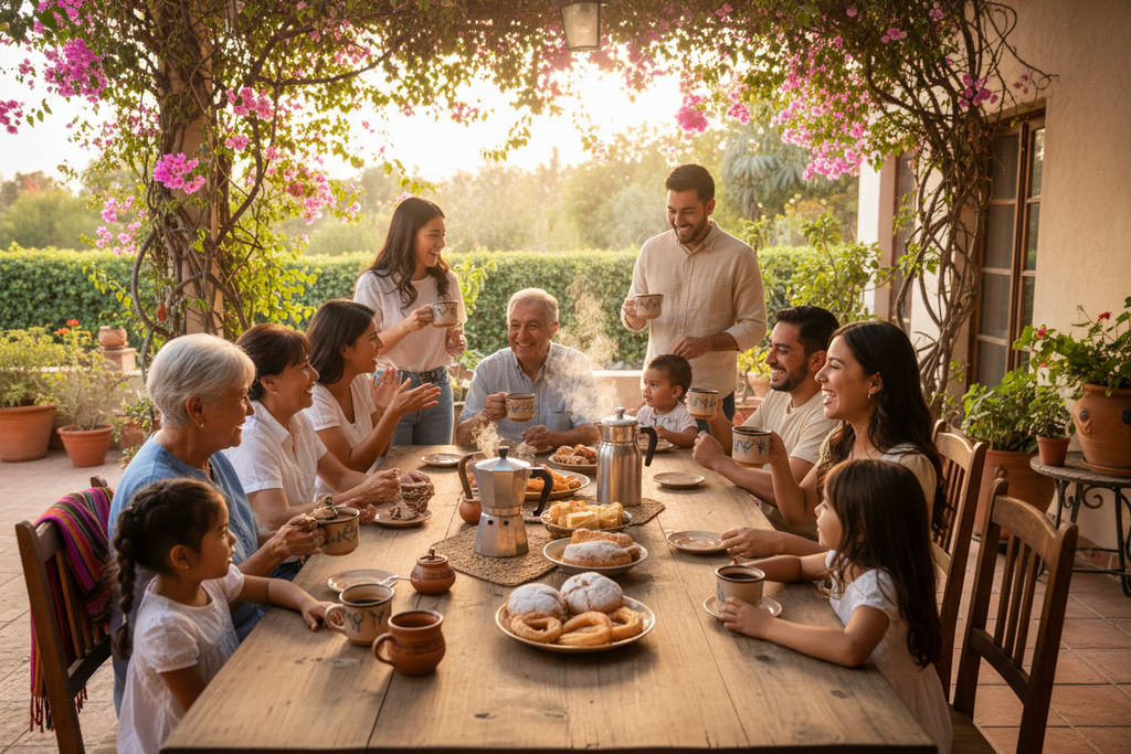 Latin Family Coffee Gathering